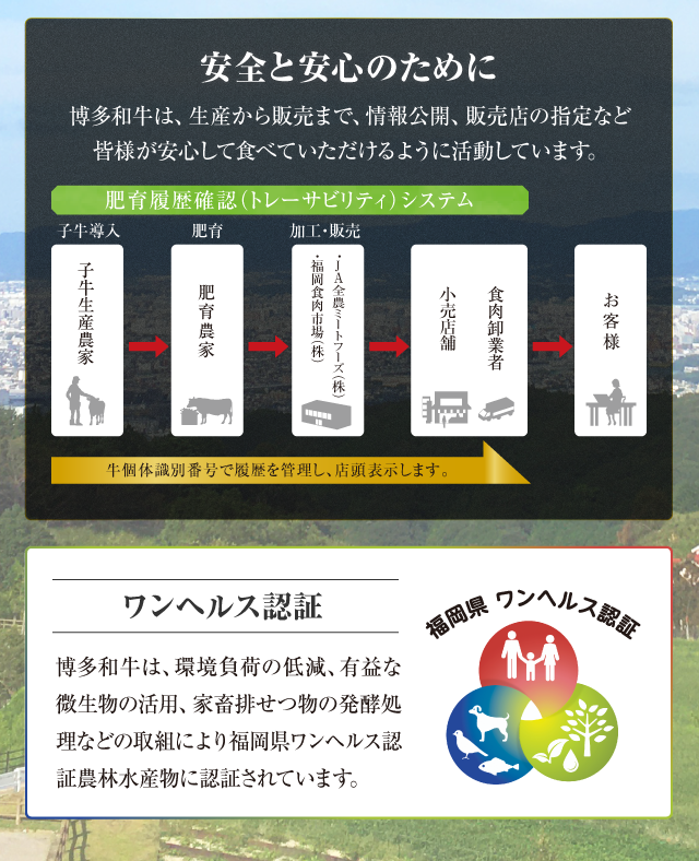 安全と安心のために ワンヘルス認証